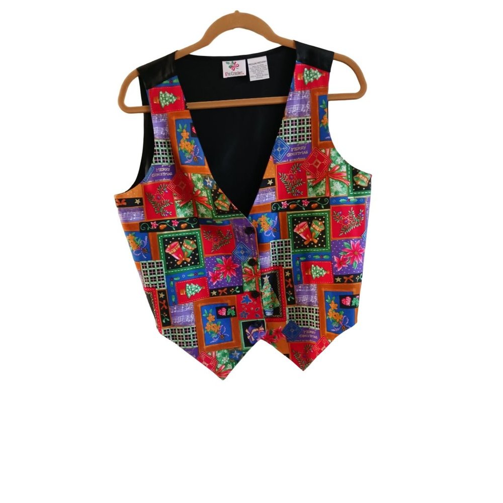 Nutcracker Vest. Size Medium. Multicolored. - image 1